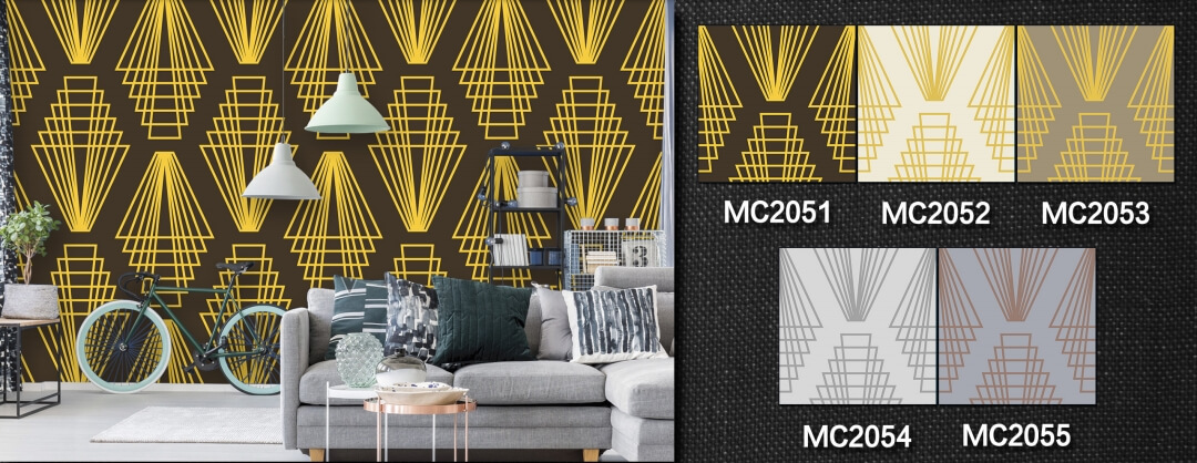 3d Textured Modern Wallpaper for Hotel (1)