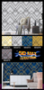 Modern Design PVC Wallpaper 3D Wallpaper Roll