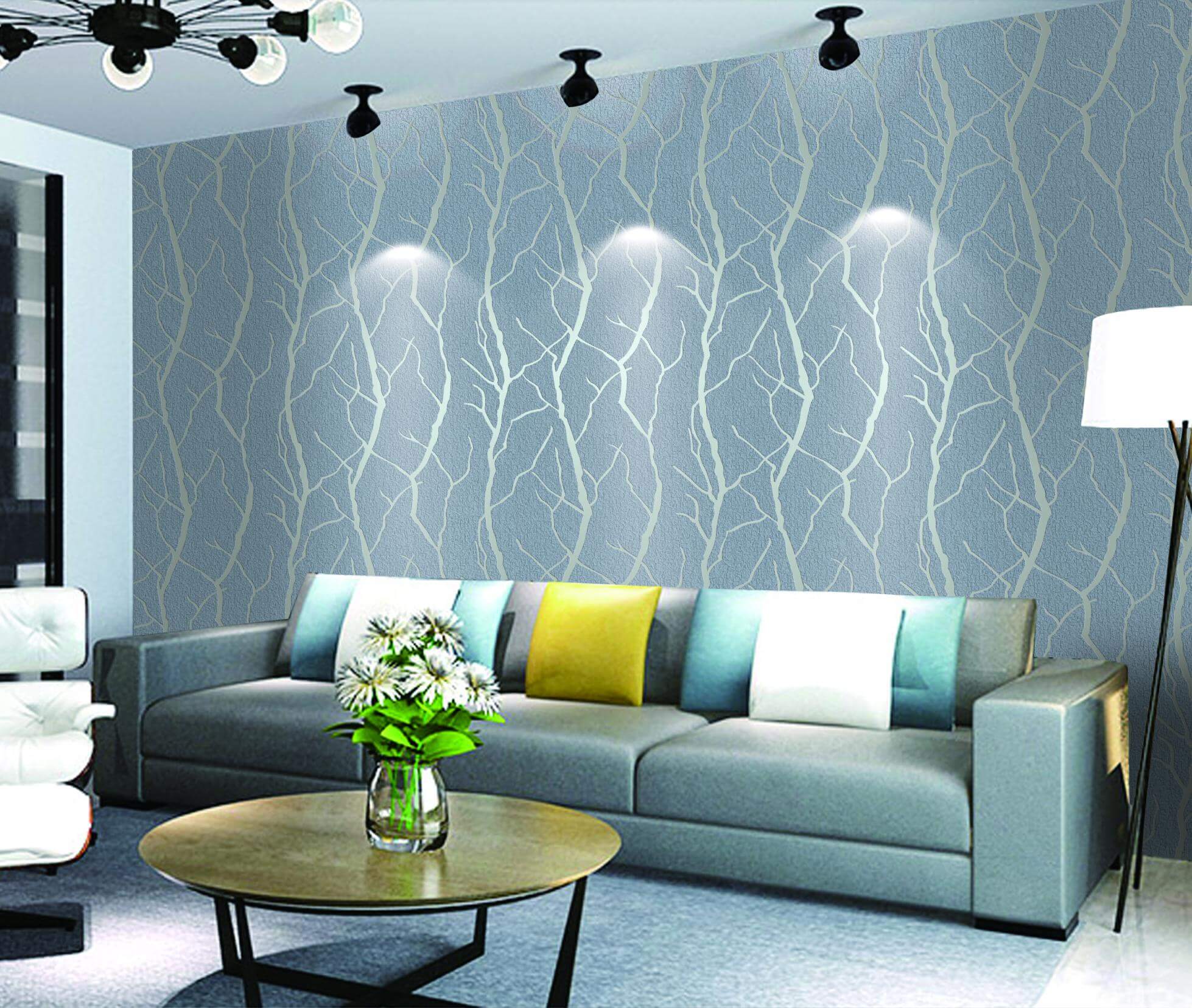 New Designs Suede Wallpapers for Home Decoration (18)