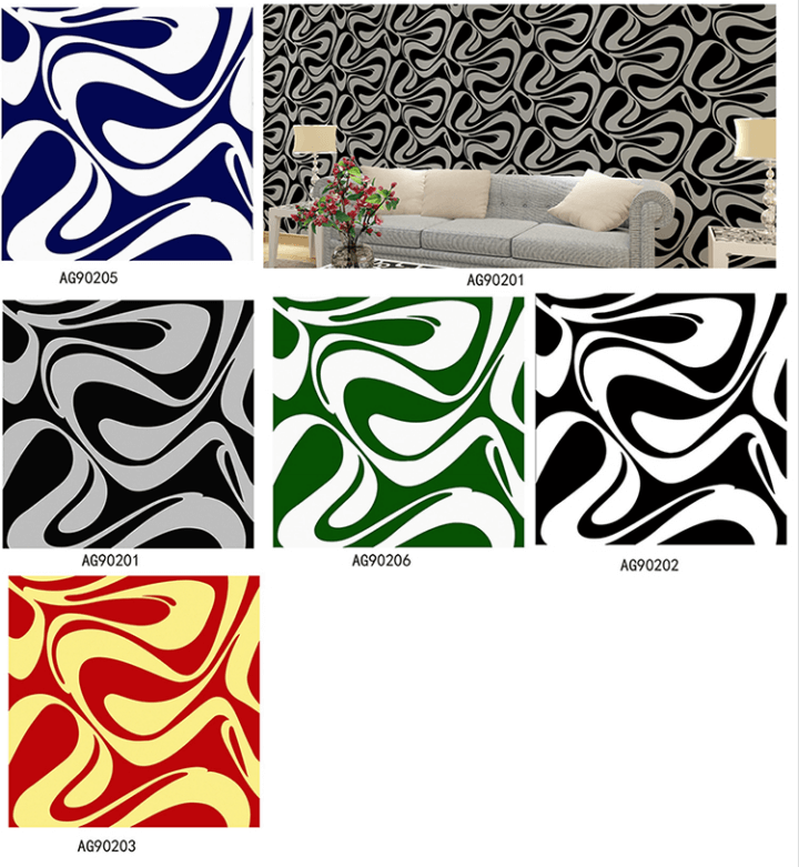 Customized Designs PVC Wallpaper for Bathroom (6)
