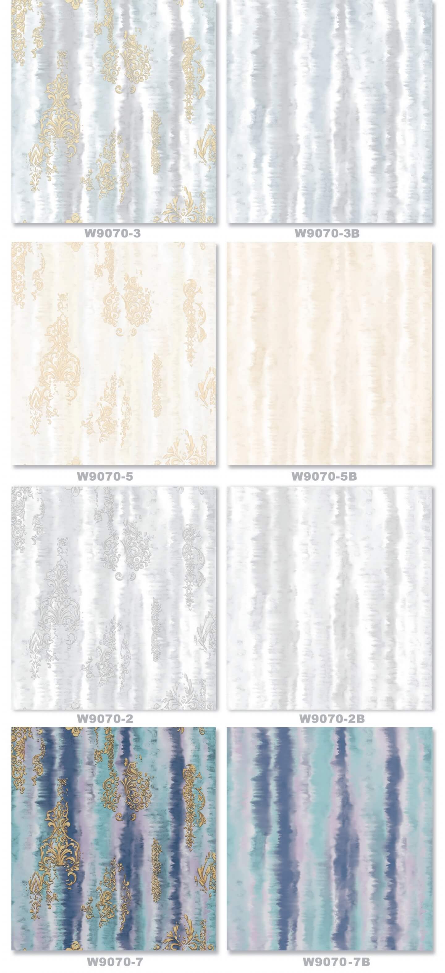 Orla Wave Glitter Textured Vinyl Luxury 3D Effect Wave Grey Wallpaper (15)