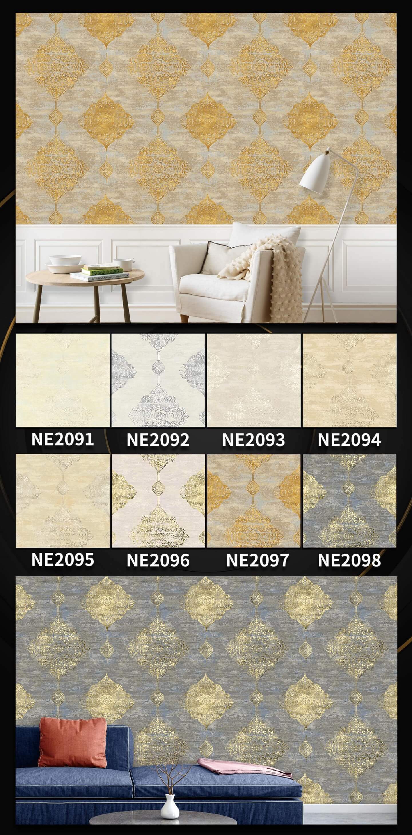 Modern Marble wallpaper in shades of cream (11)