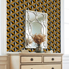 Luxury Metallic Wallpaper with Gold Design for KTV