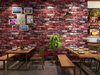realistic red Brick Wallpaper interior
