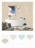 extra large matte white PVC Wallpaper for furniture