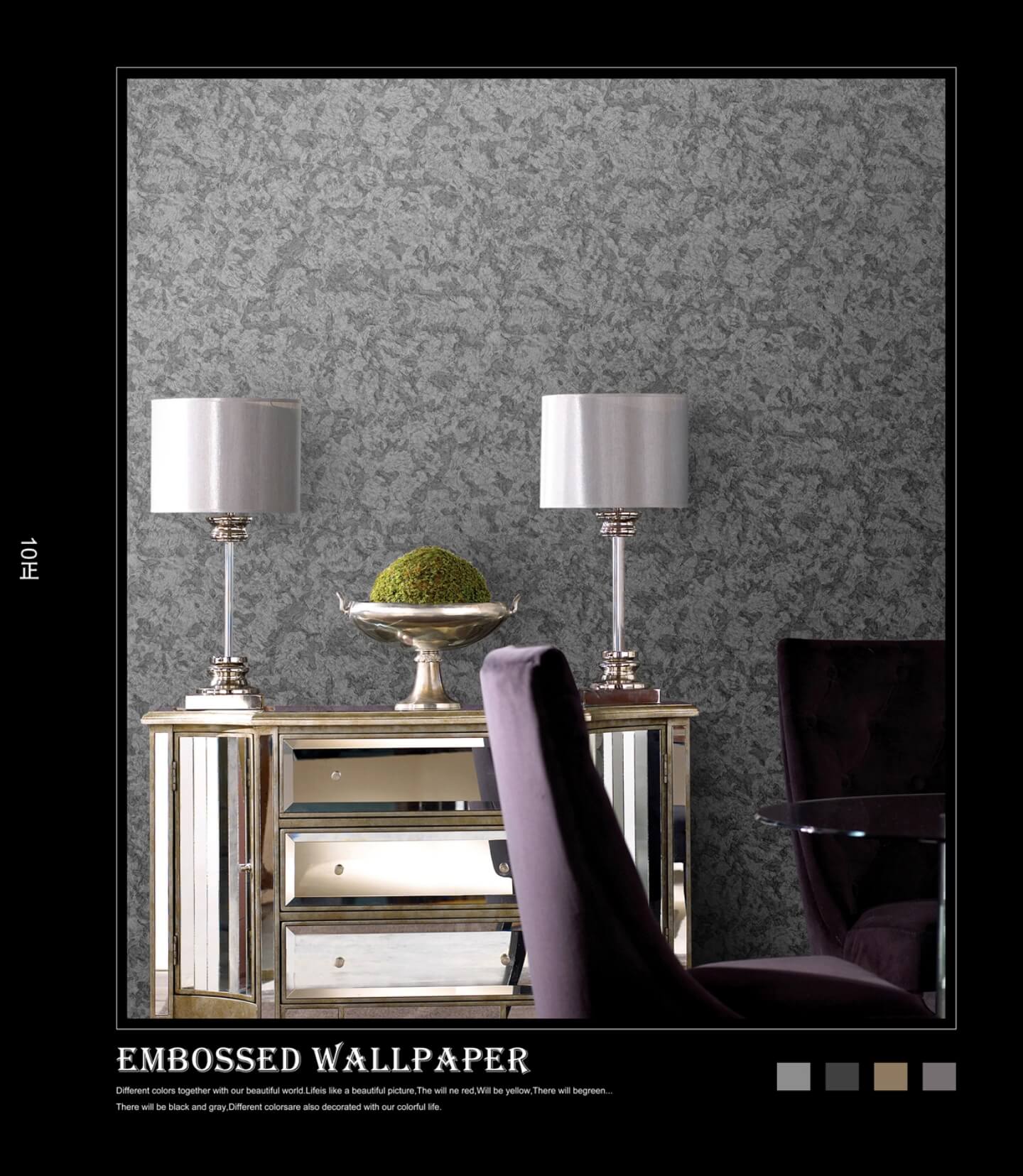 Multicolor Non-Adhesive 3D Designer Wallpaper Suitable For Bedroom, Living Room, Office, High-Quality PVC Water-resistant Wallpapers (5)