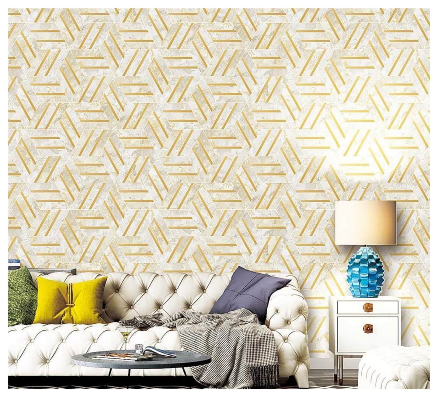 Beautiful Color 3D Design Wallpaper Better choice For Living Area, Bedroom, kids room, Office Durable PVC Wallpapers (29)