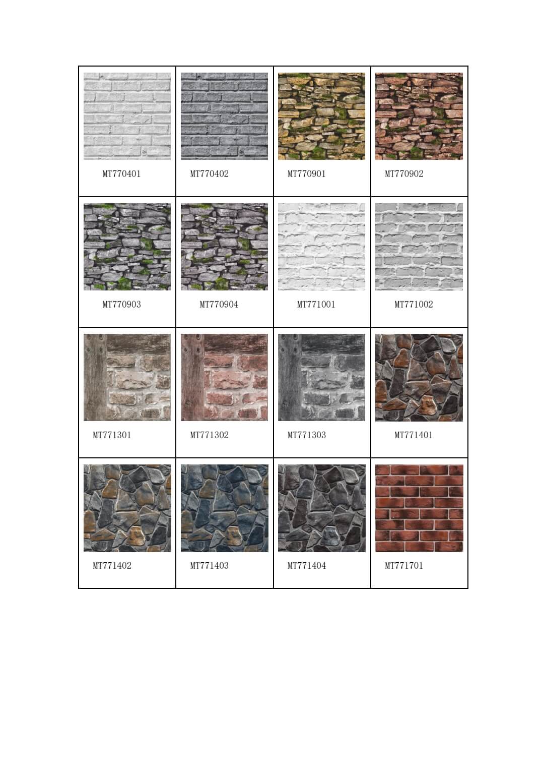 Brick And Stone Wallpaper for Coffee Shop Decoration (8)