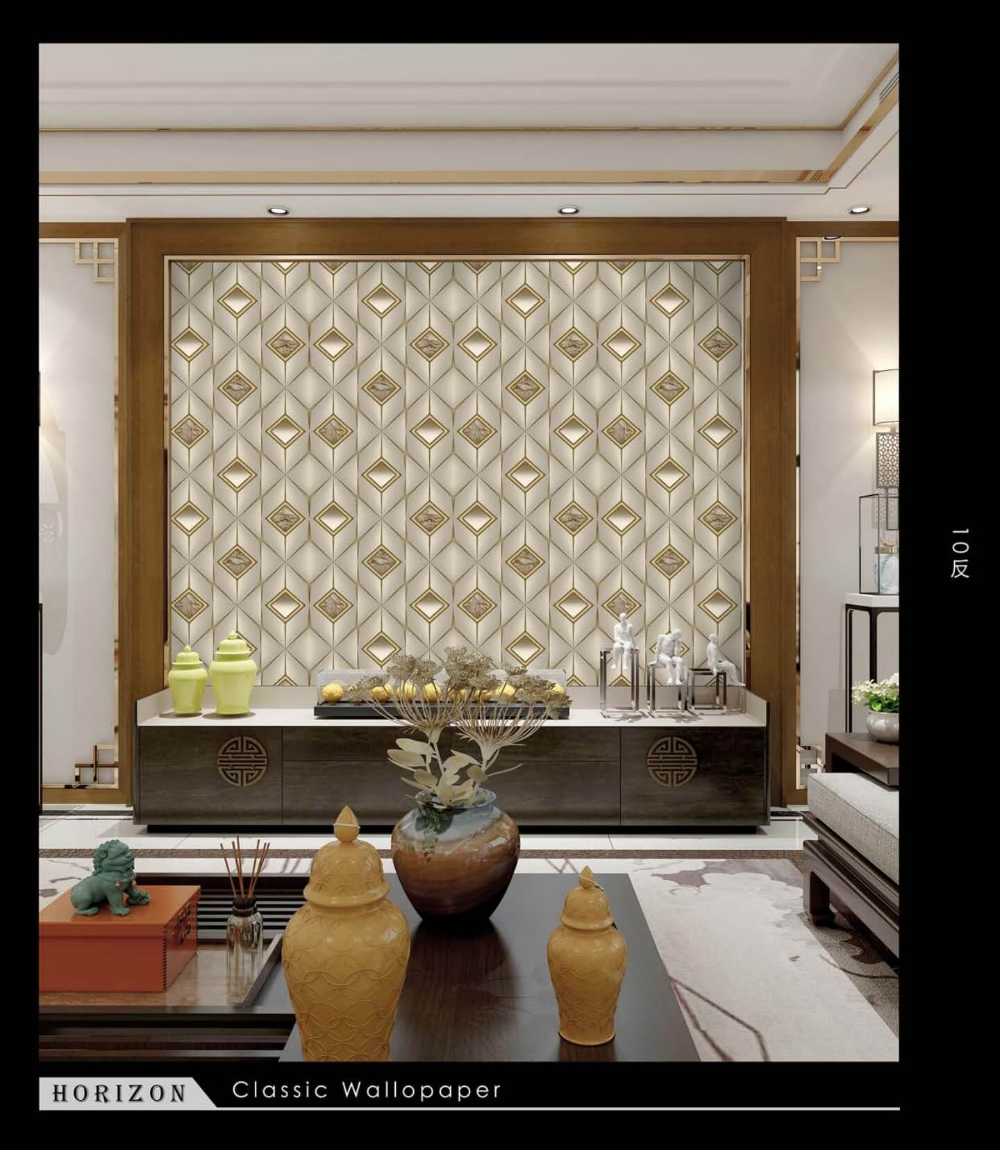3D PVC Home Wallpaper with Fashion Design (6)