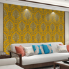 Luxury Metallic Wallpaper with Gold Design for KTV