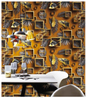 3d Gold Leaf Wallpaper for Hotel