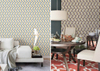 Latest Aesthetic 3d Geometric Non-woven Wallpaper for Dining Room
