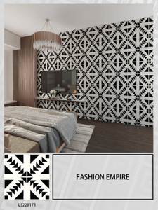 Wholesale Modern Designs White And Black Wallpaper