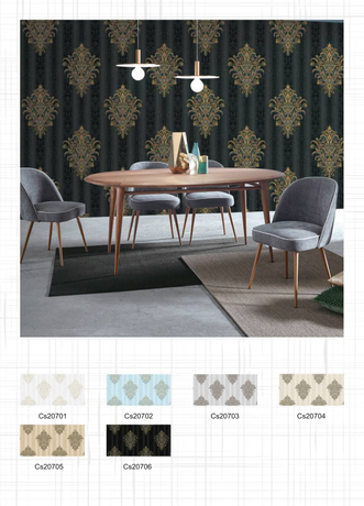 extra large matte white PVC Wallpaper for furniture