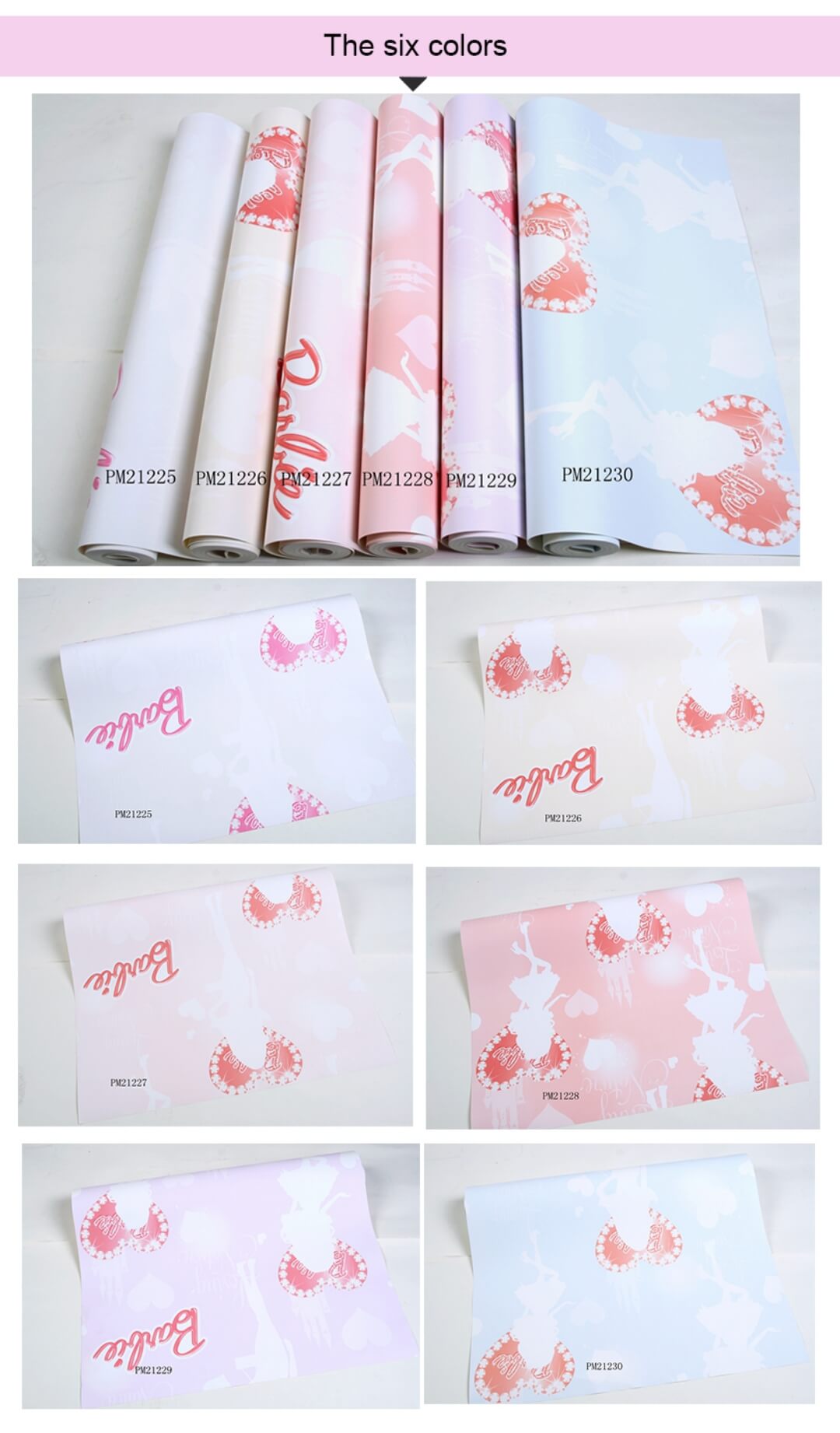Affordable Pink Childrens Wallpaper From China Wallpaper Factory (17)