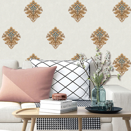 Vintage Embossed Italian Wallpaper
