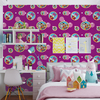 Cute Pink Children Wallpaper for Childrens Bedroom