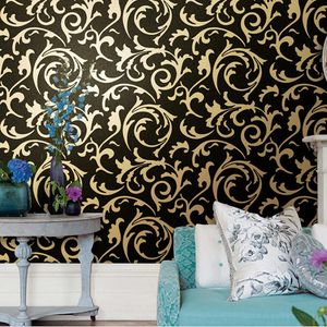 Luxury Gold Foil Metallic Wallpaper for Hotel