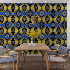 Retro Floral 3D Modern Wallpaper for Living Room