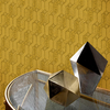 metallic coated golden PVC Wallpaper for fridge