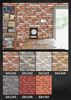 Realistic Colorful Brick Wallpaper Room