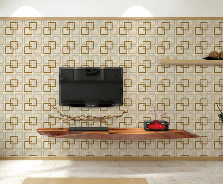 Contemporary 3d Embossed Modern Wallpaper