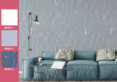 New 3D 1.06m Korea Size Heavy Vinyl Wallpaper for Home Decor