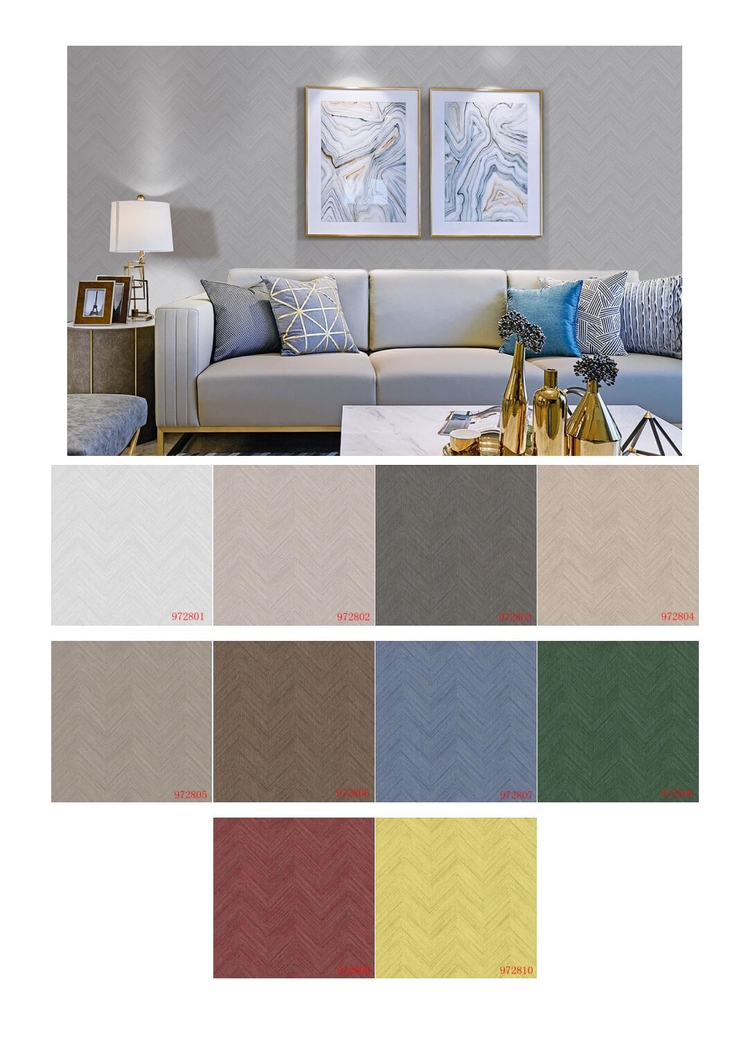 Abstract Modern Non-woven Wallpaper (10)