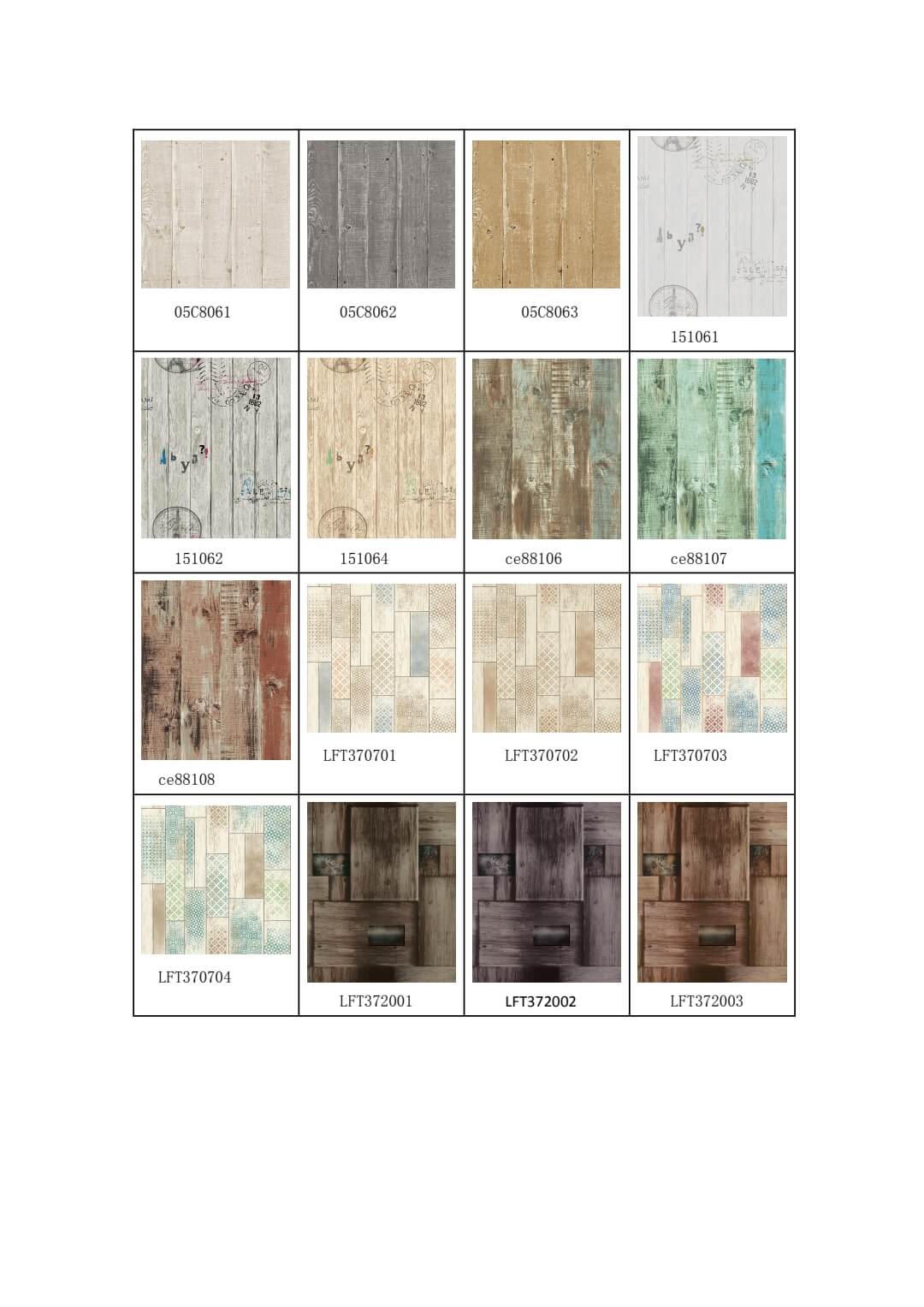 3d Natural Wooden Design Decorative PVC Wallpaper (7)