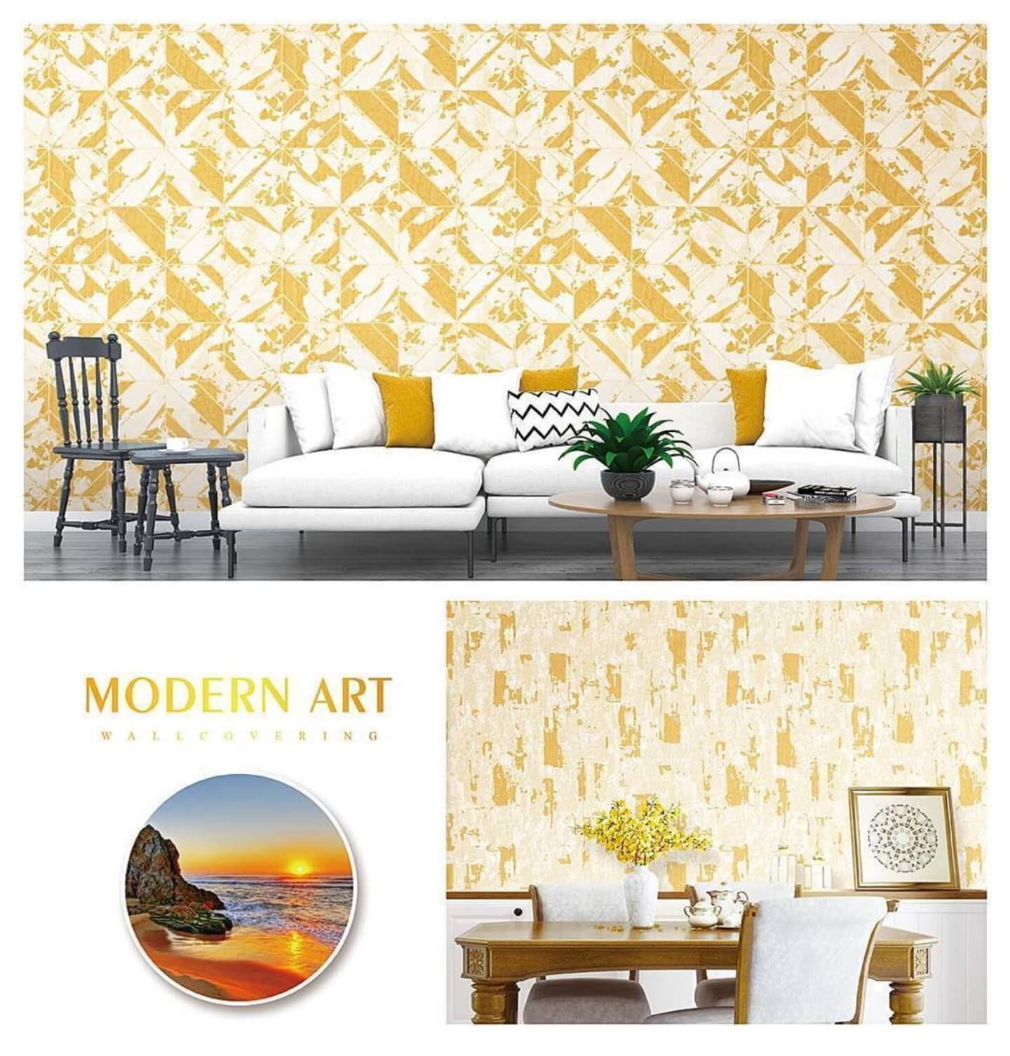 Beautiful Color 3D Design Wallpaper Better choice For Living Area, Bedroom, kids room, Office Durable PVC Wallpapers (34)