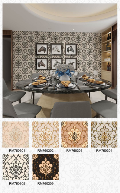 Soundproof Victorian Wallpaper for Bedroom