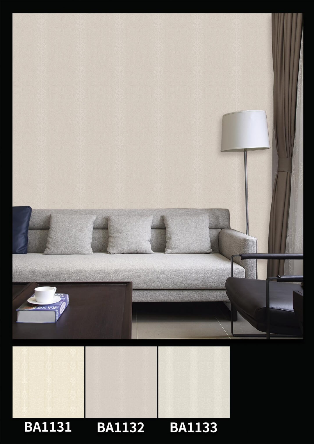 Beijing Luxury Home Decoration 3d Modern Vinyl Wallpaper (11)