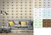 Top Quality 3d Geometric Pvc Wallpaper for Home Decor at Factory Price