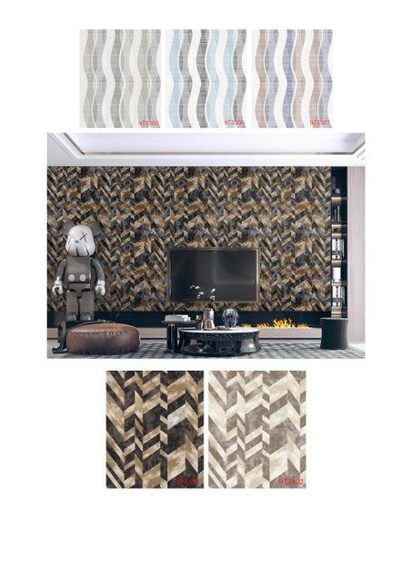 Abstract Modern Non-woven Wallpaper