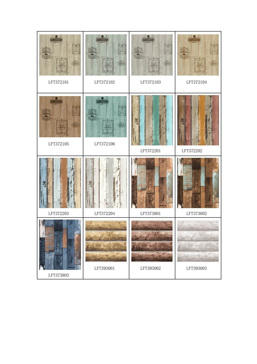 3d Natural Wooden Design Decorative PVC Wallpaper (6)