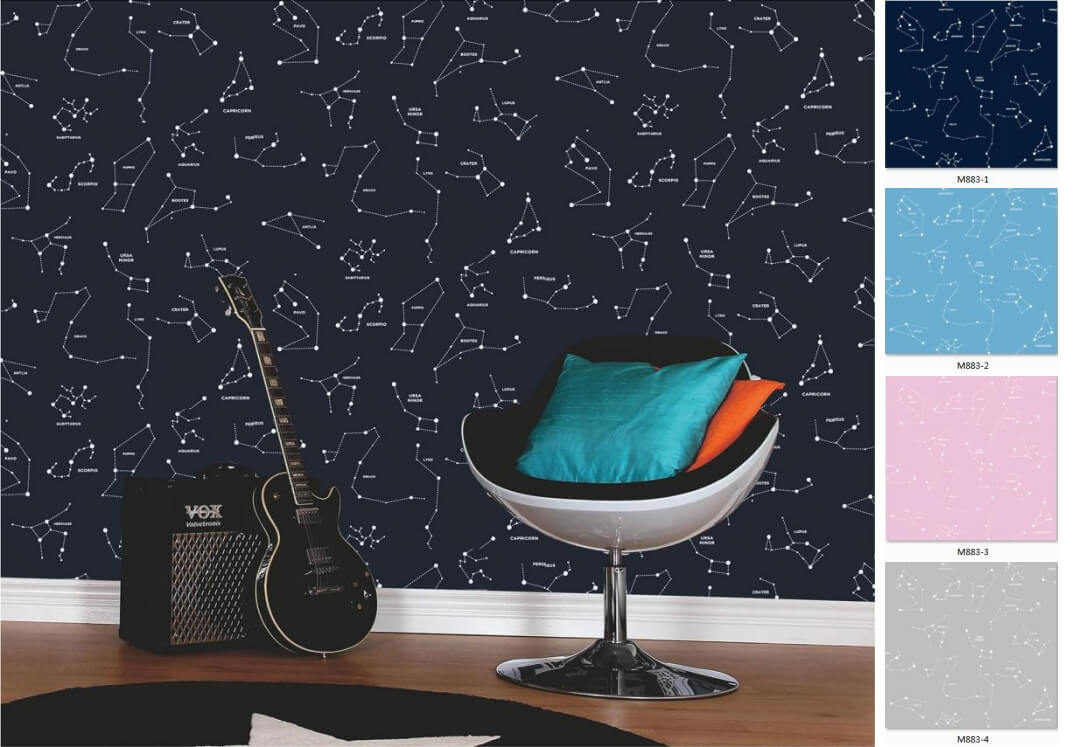 Top Quality 3d Geometric Pvc Wallpaper for Home Decor at Factory Price (4)