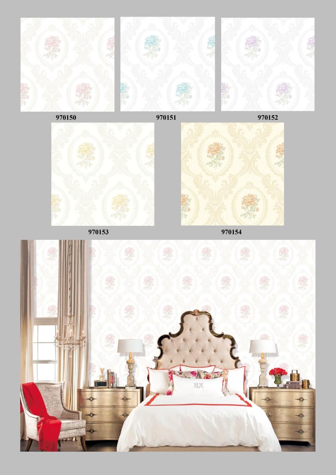Wallpaper Suppliers China Textured Damask Wallpaper (2)