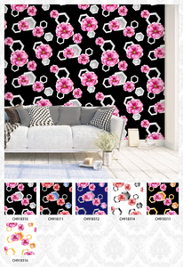3D Design Wallpaper With Red Rose Best Durable PVC Wallpapers