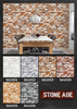 Realistic Colorful Brick Wallpaper Room