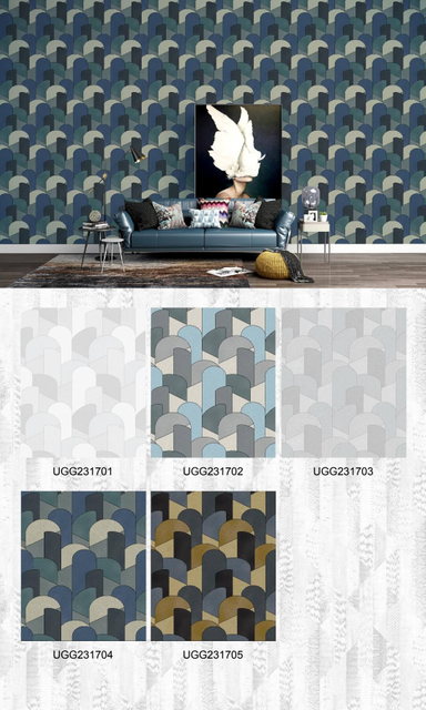 Simple Modern Style High-grade Retro Wallpaper