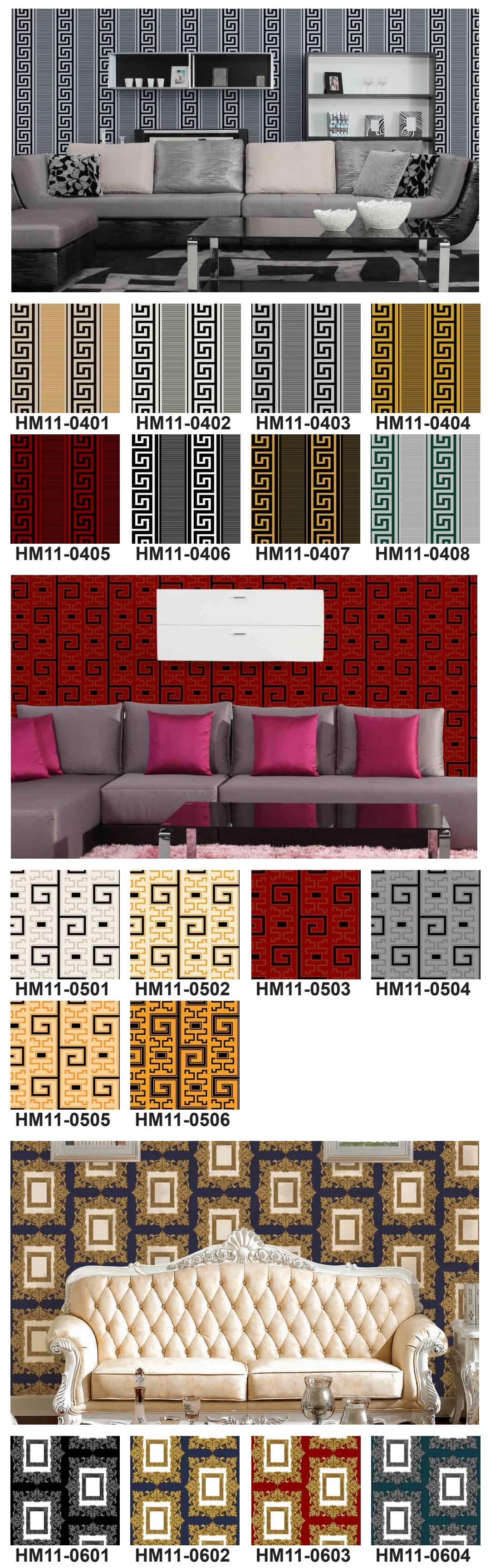 3D Colorful Modern Design Wallpaper for Bar (3)