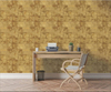 Stylish Decorative Yellow Wallpaper for Ceiling