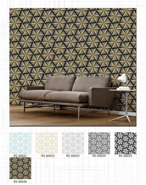 3d Effect Modern Room Wallpaper Wholesale with Stone Designs
