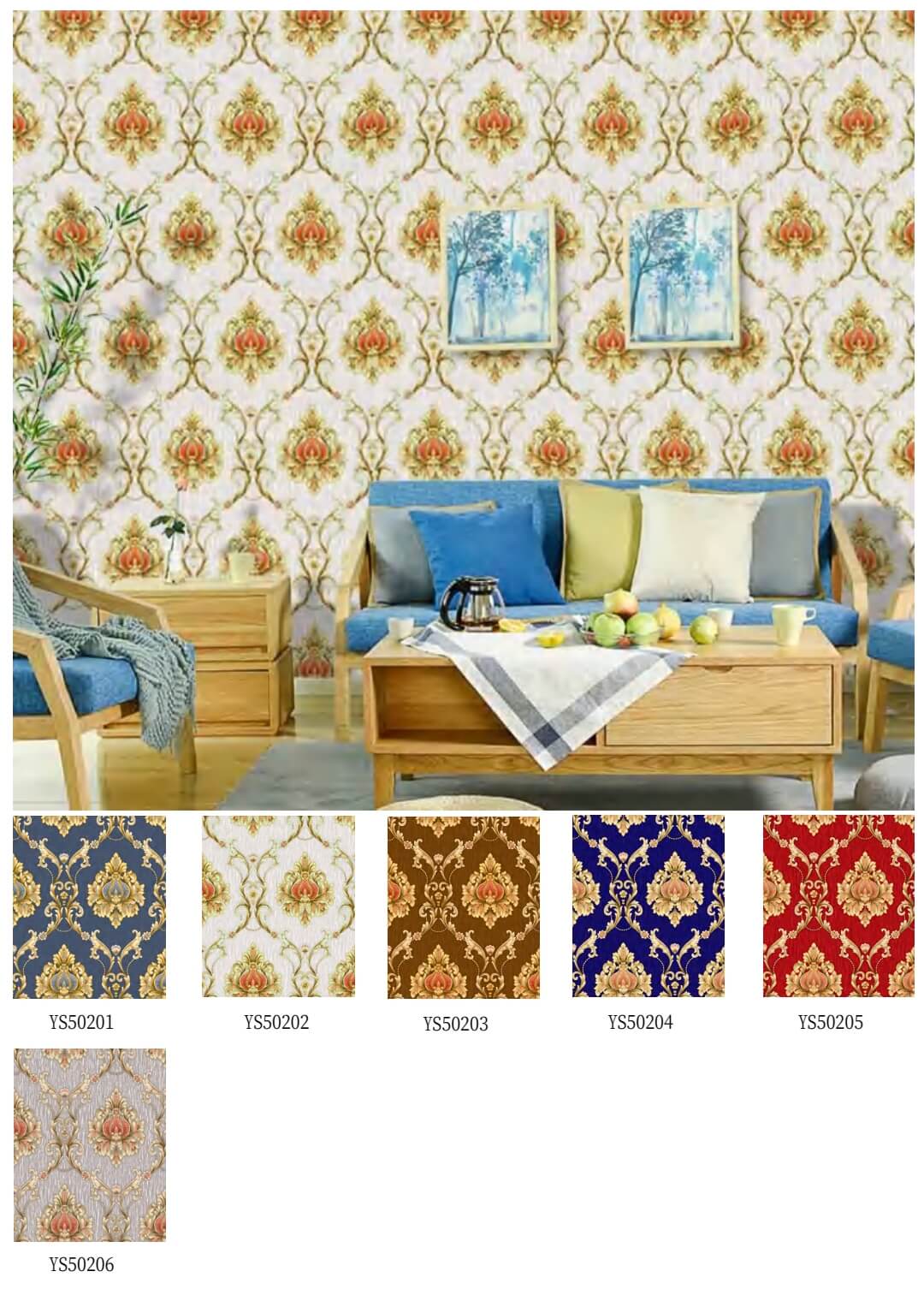 Dark Damask Floral Wallpaper Distribuidor Wallpaper Wholesaler (13)
