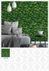 Botanical Green Leaf Design Wallpaper For Modern Bedroom 