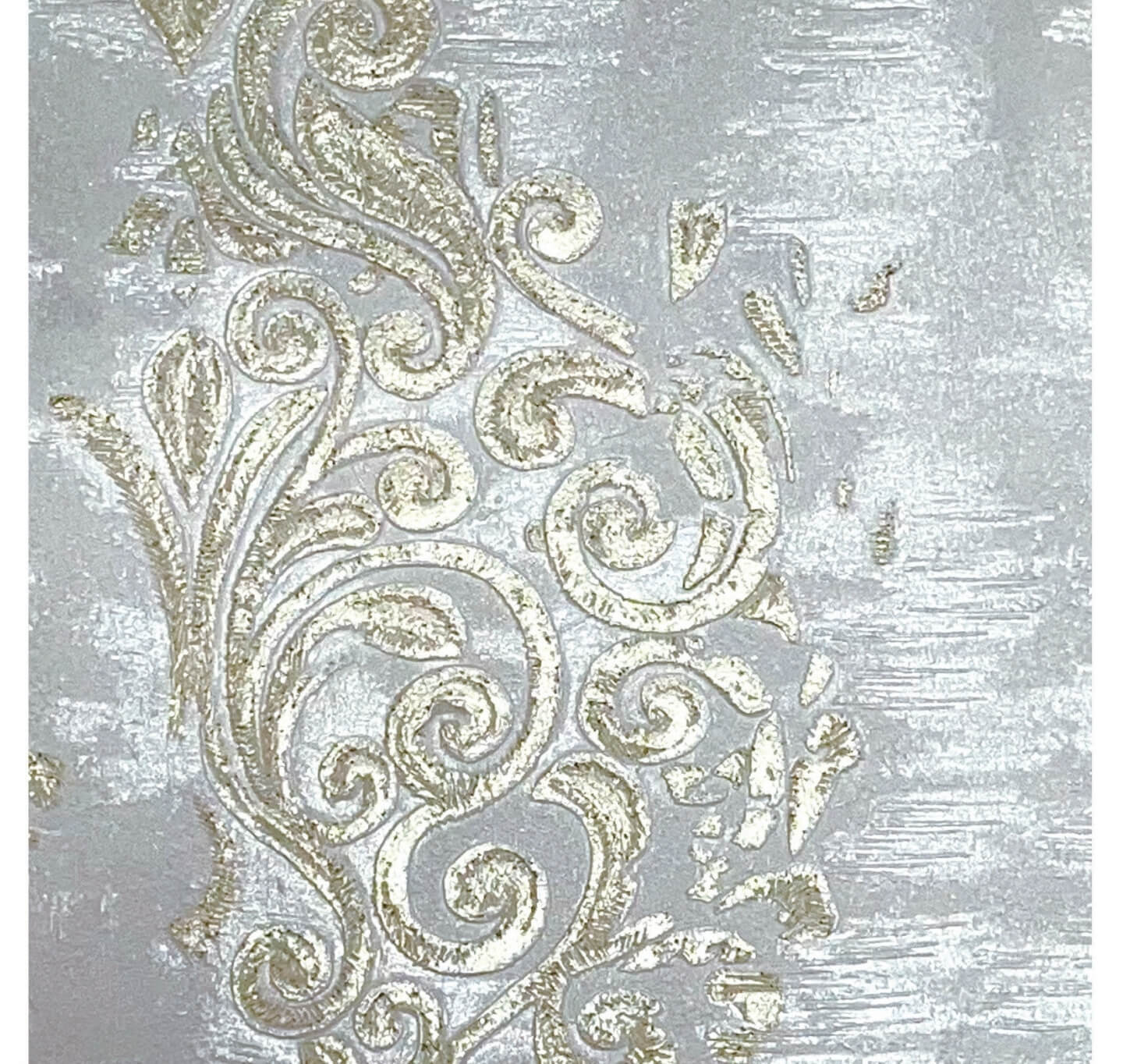 Orla Wave Glitter Textured Vinyl Luxury 3D Effect Wave Grey Wallpaper (17)