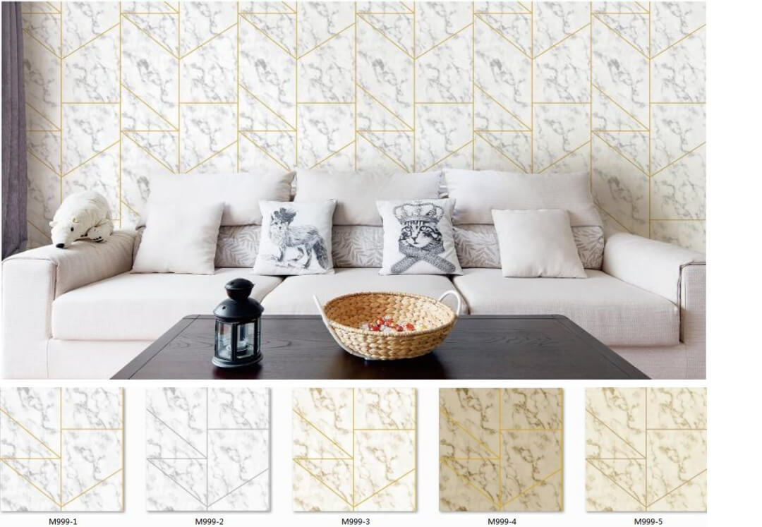 Top Quality 3d Geometric Pvc Wallpaper for Home Decor at Factory Price (15)