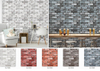 modern red Brick Wallpaper room