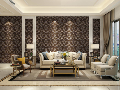 3d Tropical Coconut Tree Design Wallpaper for Home Decor