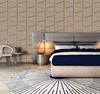 3D Abstract Geometric Foam Suede Wallpapers